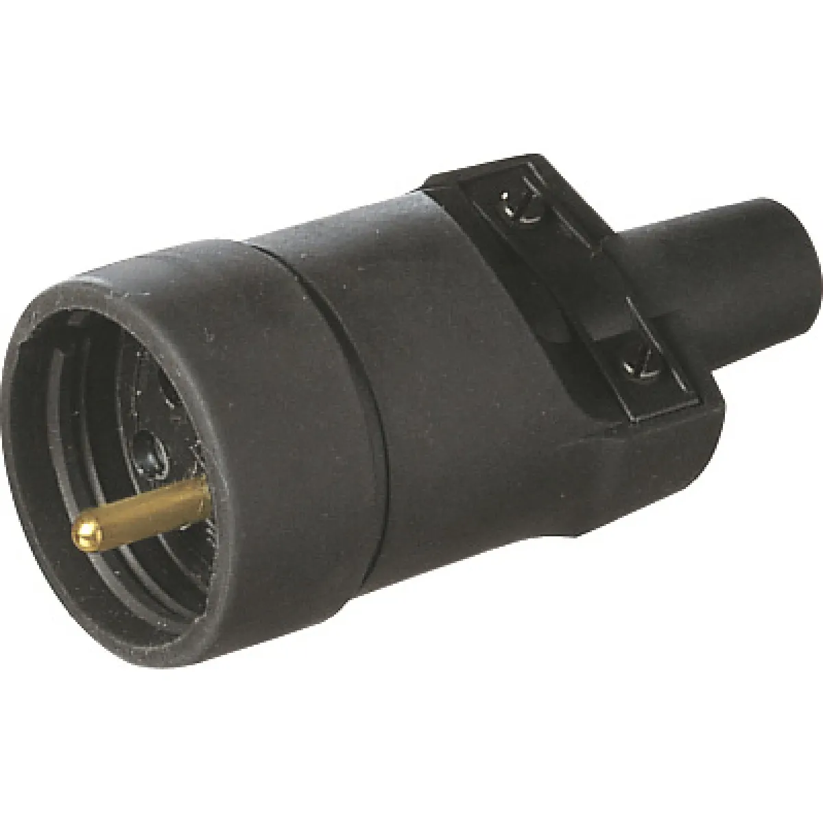 LEbenoid Fiche 2P+T 16A Caoutchouc