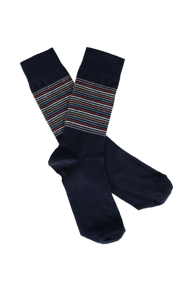 Chaussettes rayées - coton