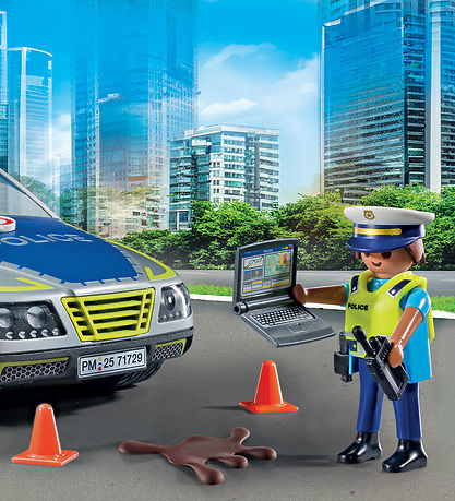 Playmobil Action Heroes - Polizei-Streifenwagen m. Licht/Sound -