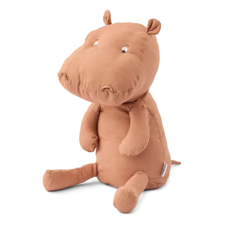 Liewood Peluche hippo Halfdan en coton bio | Rose