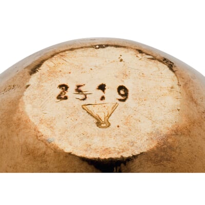 Kleiner Tischleuchter Bronzeguss