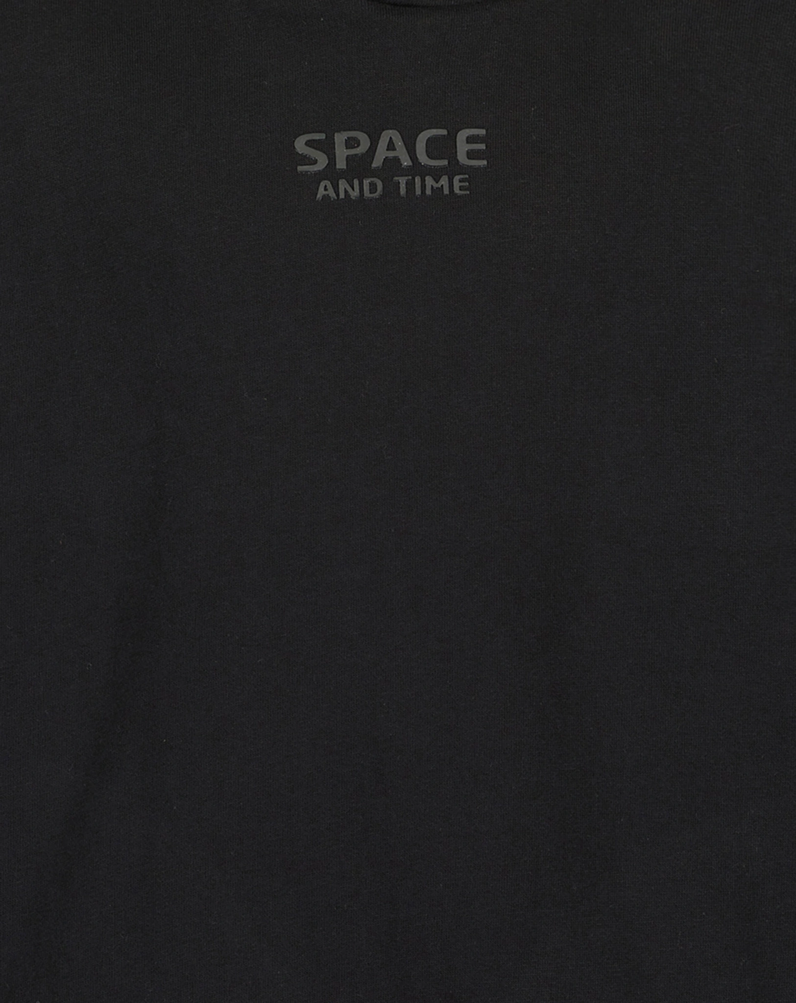 Kapuzensweatshirt SPACE AND TIME in schwarz