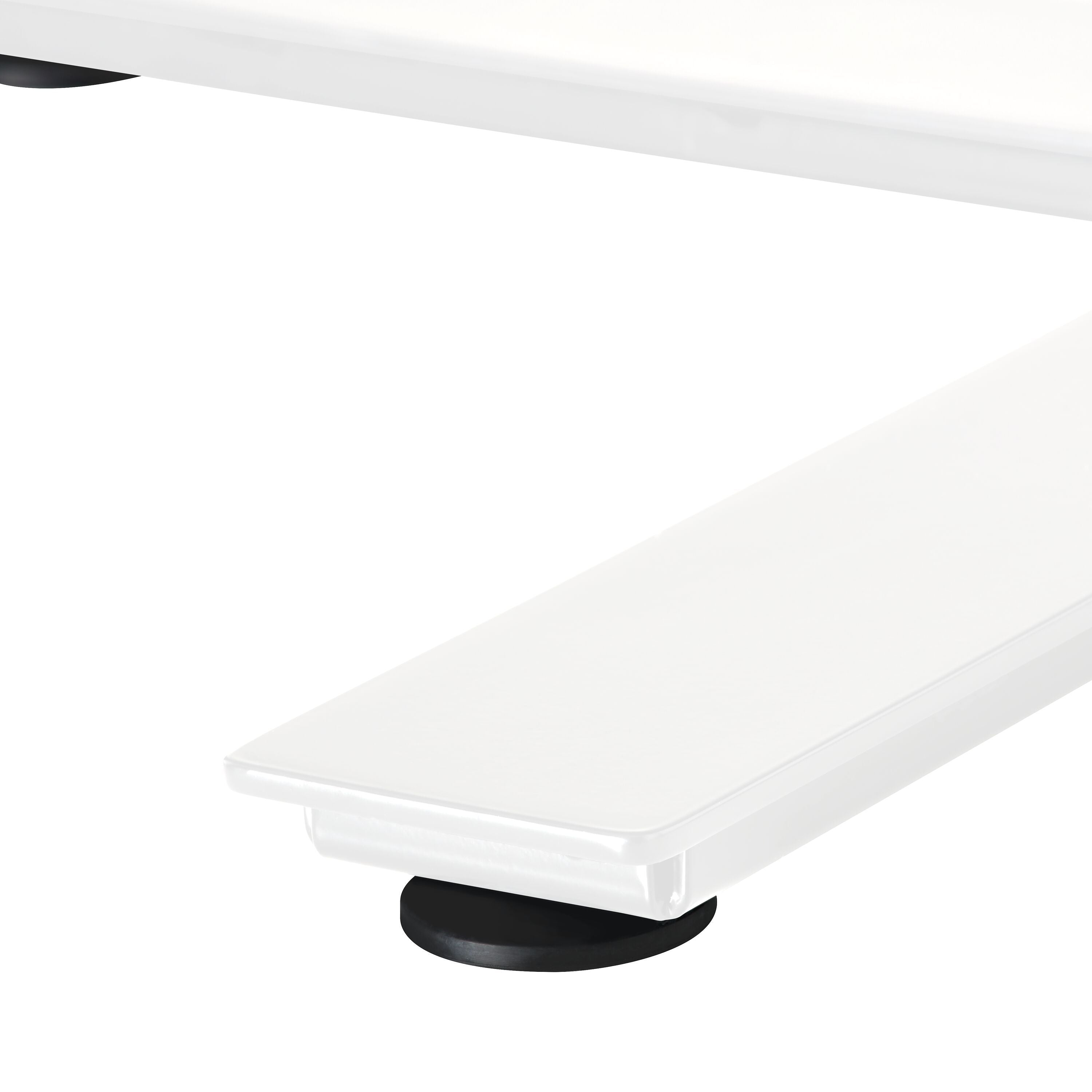 FLEXCUBE Besprechungstisch höhenverstellbar - Weiss / B: 70.0 cm x T: 70.0 cm x H: 62.5 cm