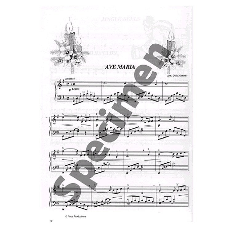 Reba Productions Easy Listening Piano Souvenirs: Kerstmis