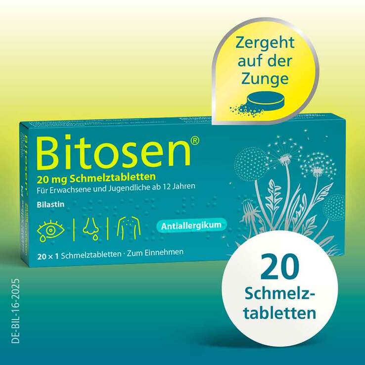 Bitosen 20 mg Schmelztabletten, 20 St