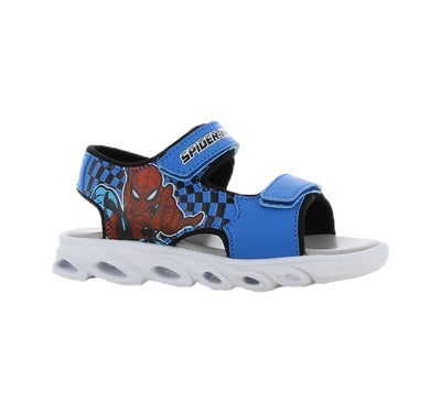Marvel Spiderman Blinkende Sandaler, Cobalt Blue/Black