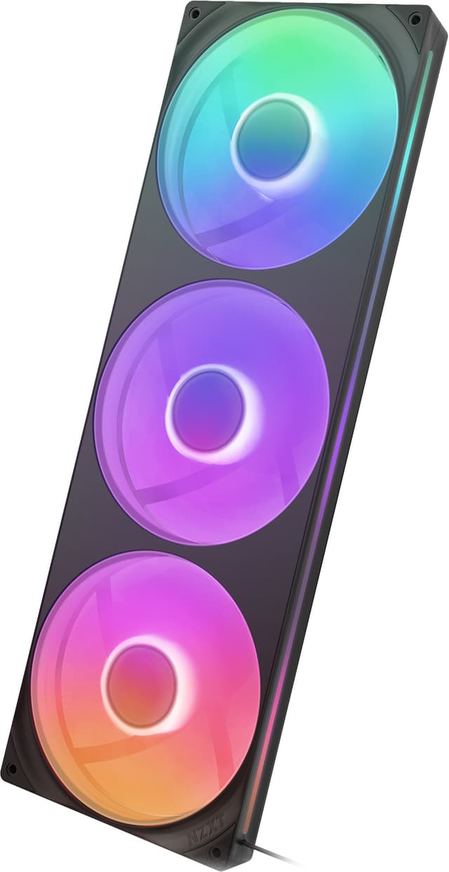 NZXT F420RGB kabinet blæsere (sort)