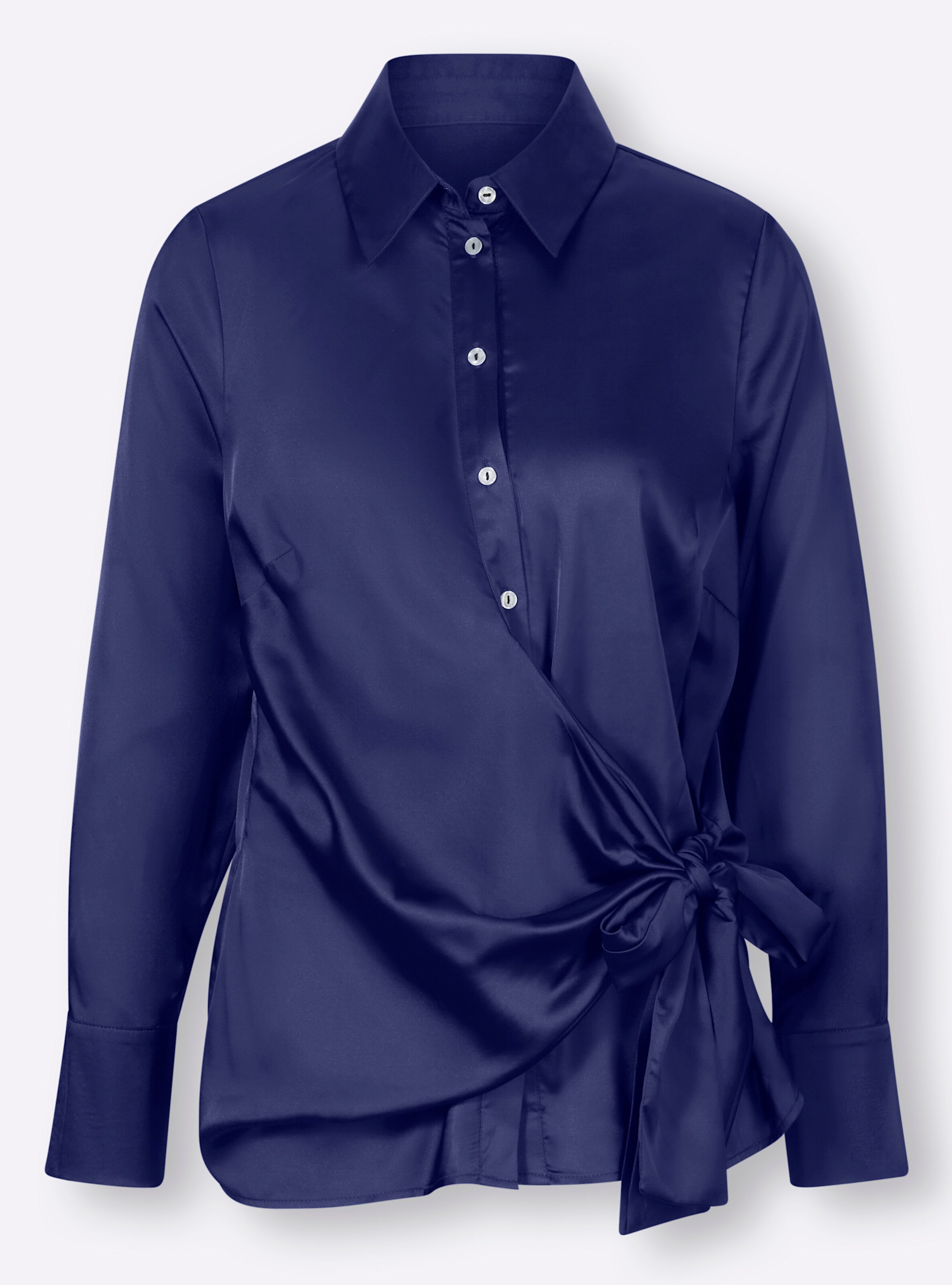 Bluse in marine