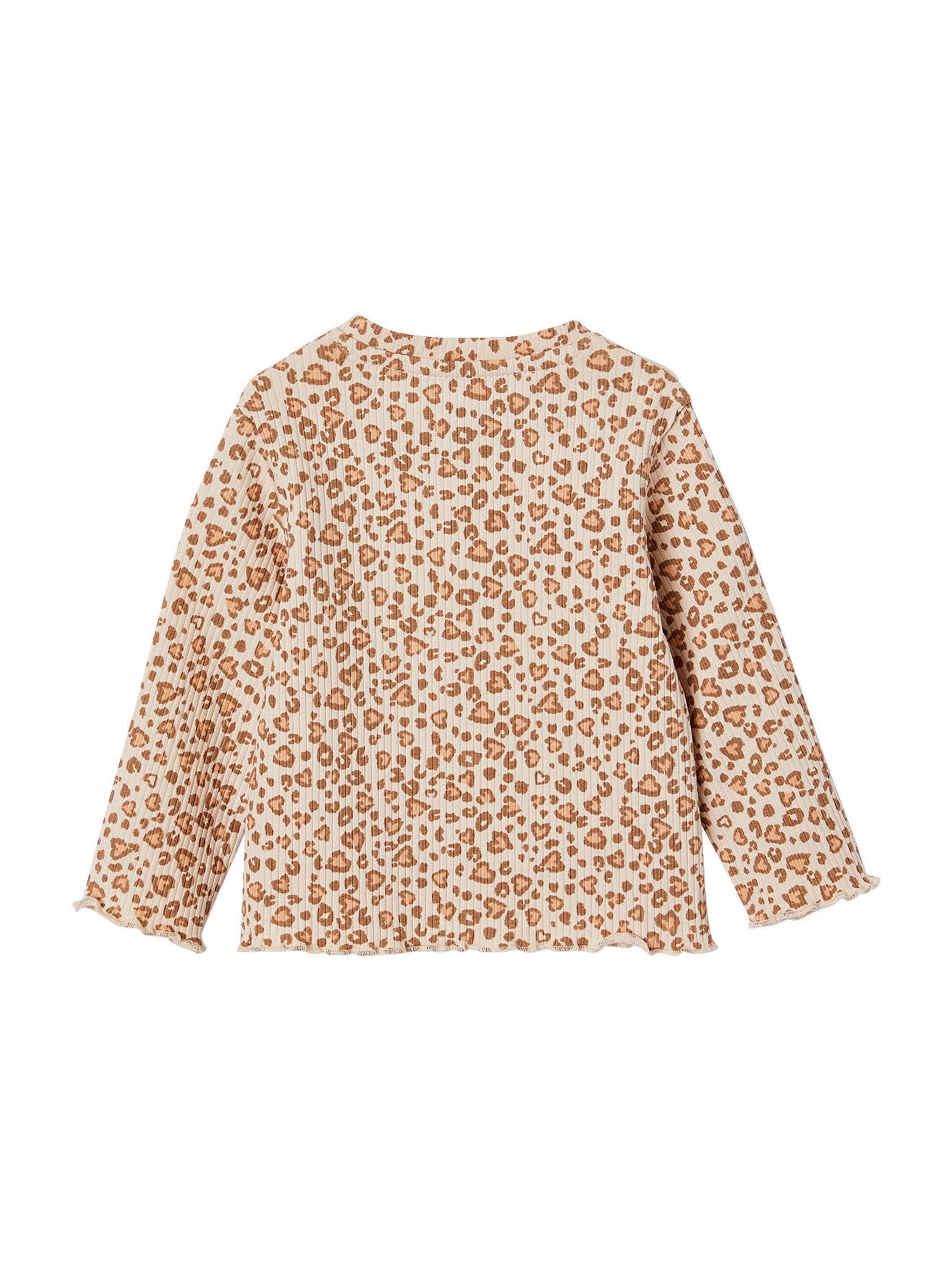 Vertbaudet Mädchen Baby Shirt aus Rippenjersey puder