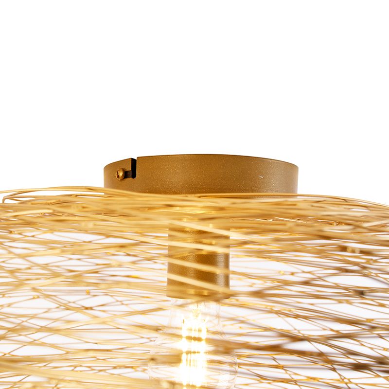 Design plafondlamp goud ovaal - Sarella