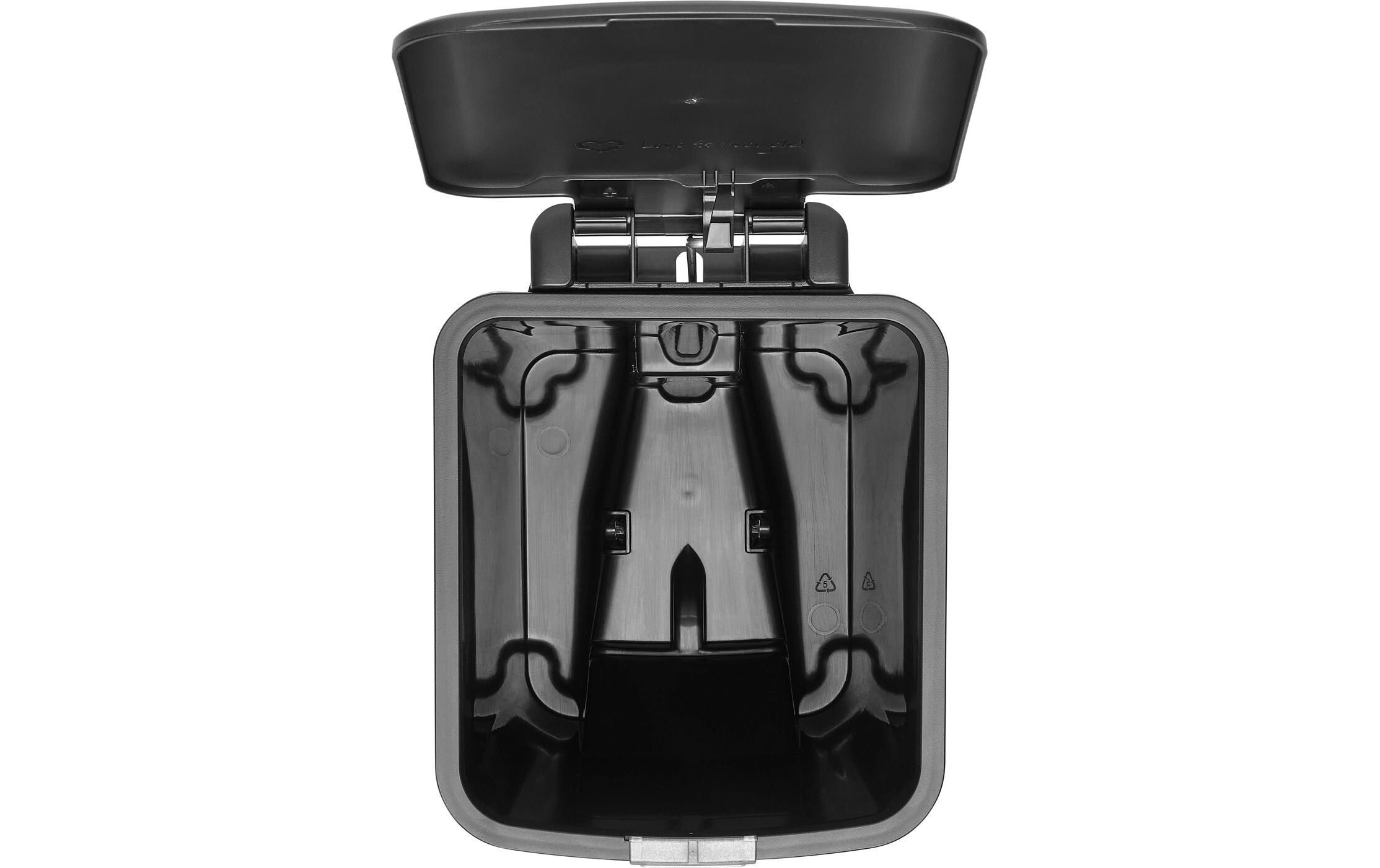 Recyclingbehälter StepUp 10 l, DunkelgrauTreteimer für Recycling Materialien