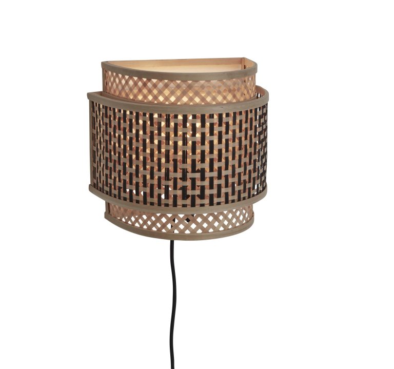 Good&Mojo Bhutan wandlamp halfrond small