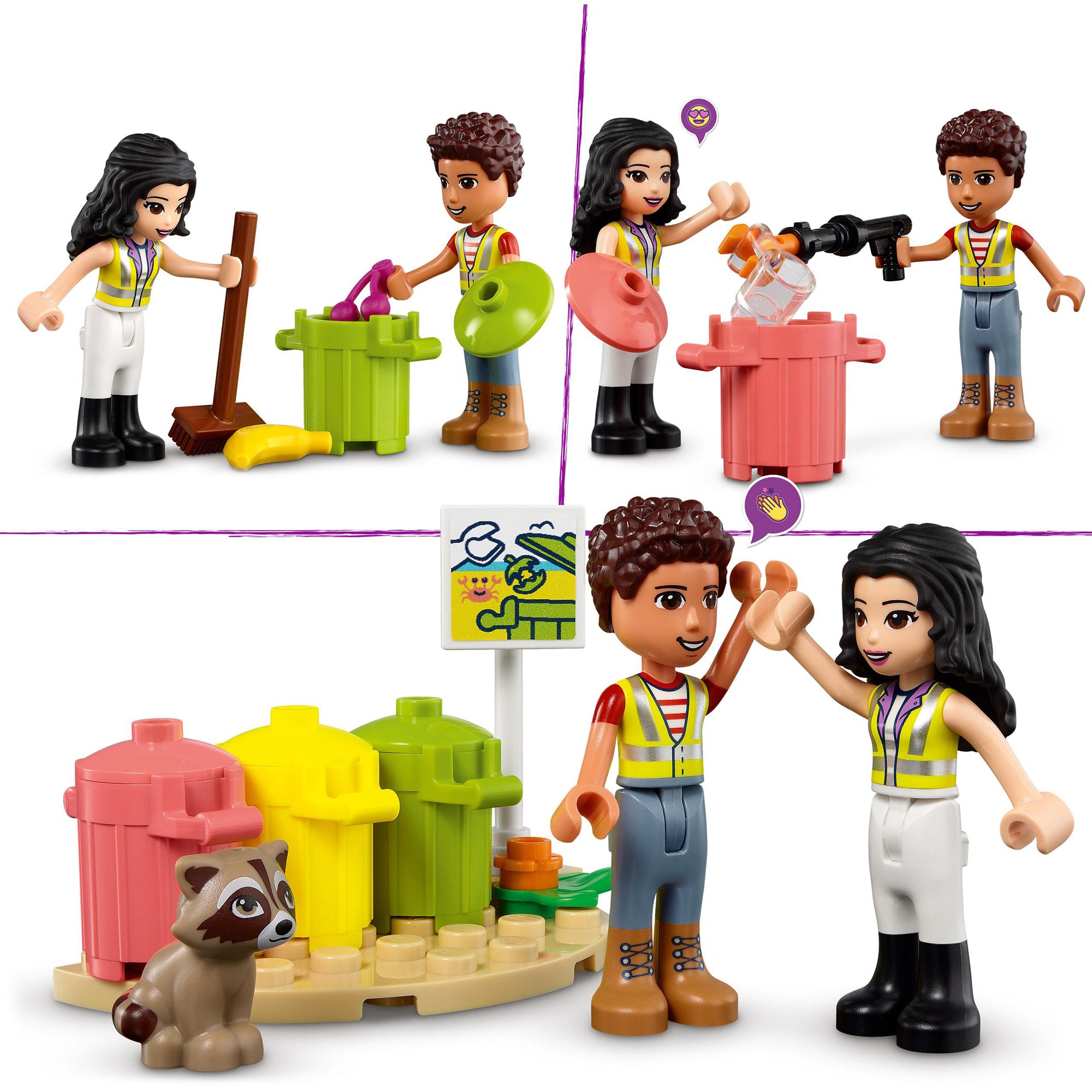 LEGO Konstruktionsspielzeug Friends Recycling-Auto