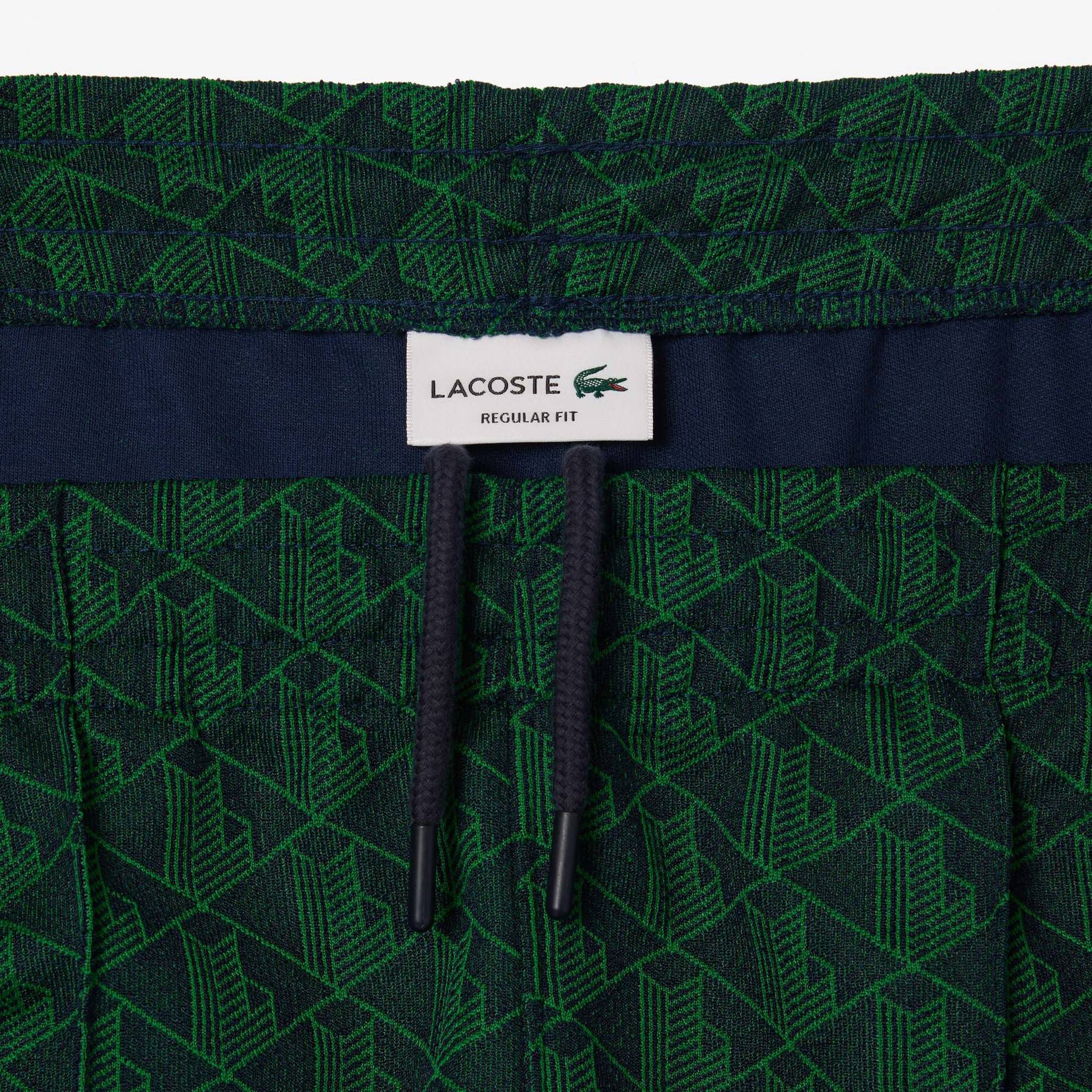 Lacoste| Herren Trainingshose mit Monogramm-Druck Regular Fit