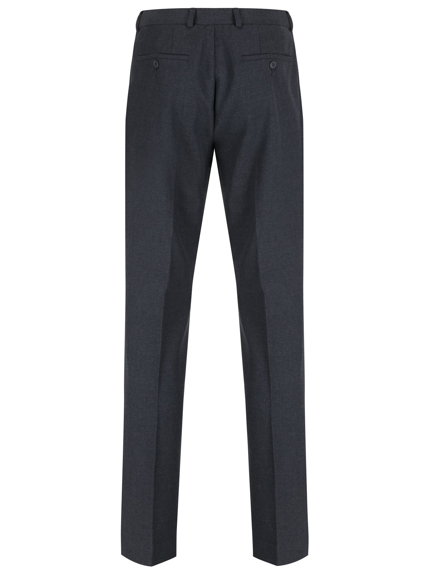 Trutex grijze Senior schoolbroek met smalle pijpen voor jongens
