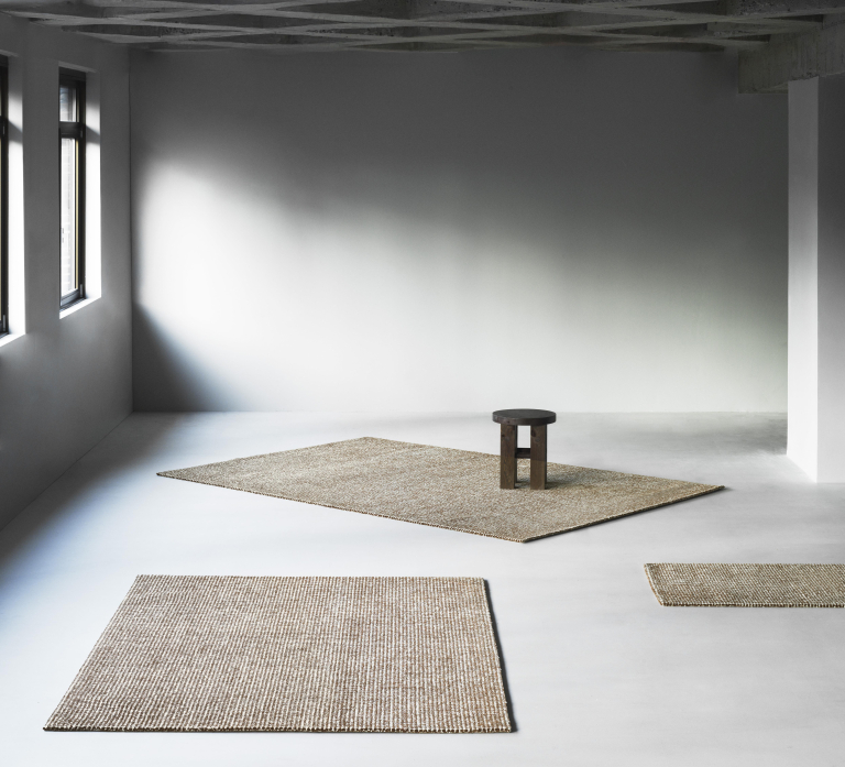 Normann Copenhagen Flick vloerkleed Medium 170x240 Off-White/Brown