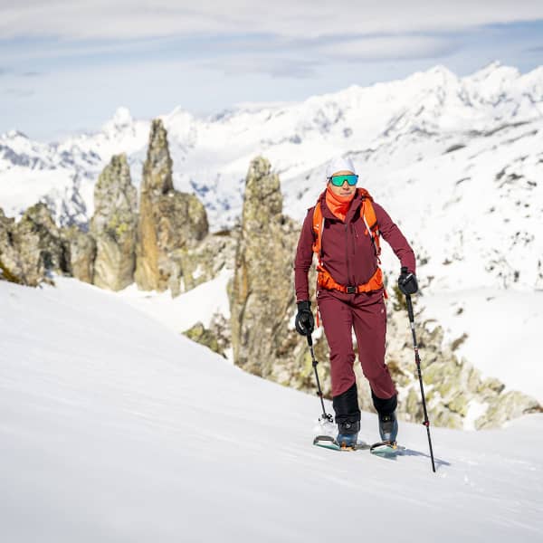 Pantalon ski de randonnée AYAQ RIMO PANTS W RED SIENNA
