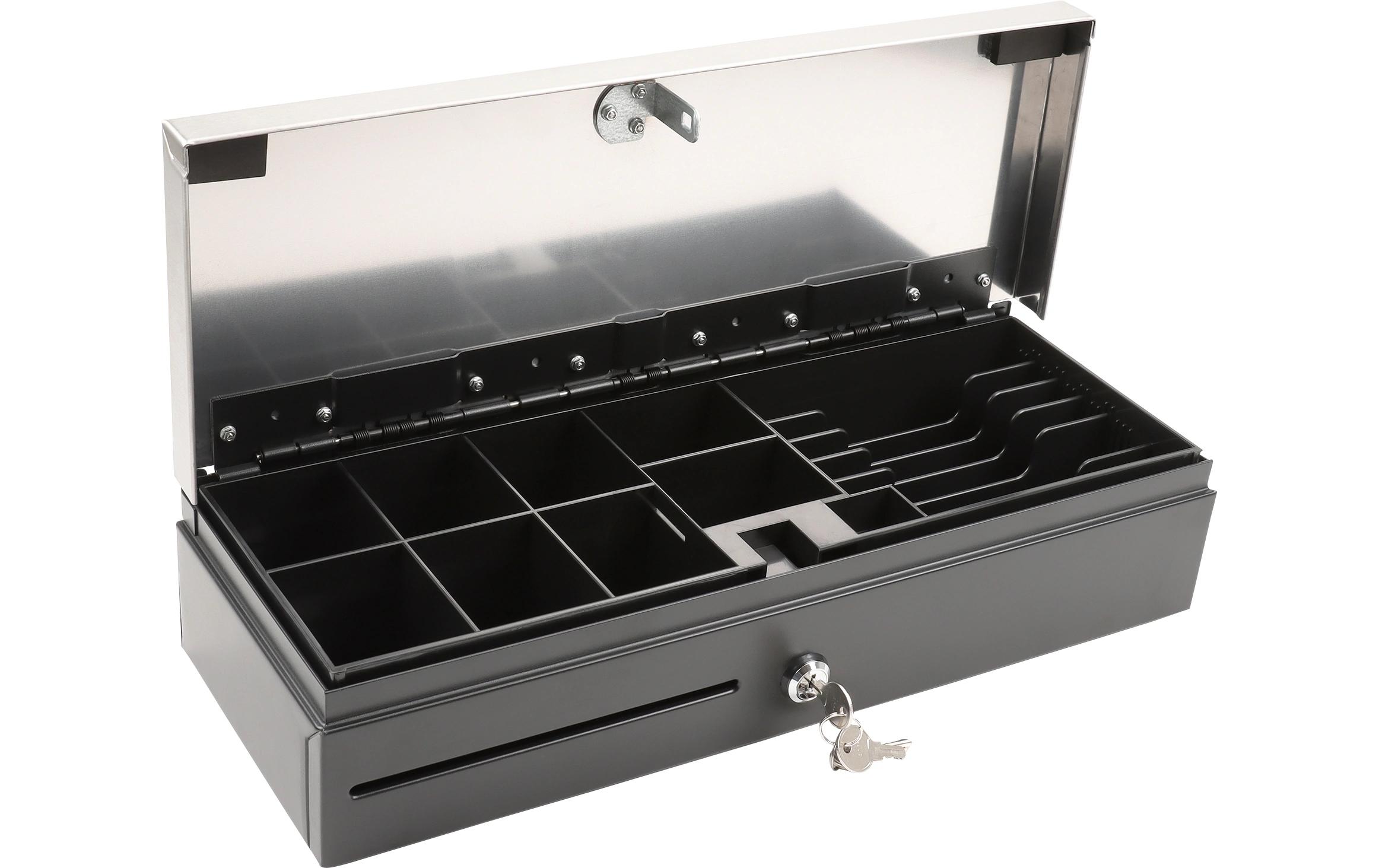 Kassenschublade HS-170S Schwarz/EdelstahlElektronische Geldschublade