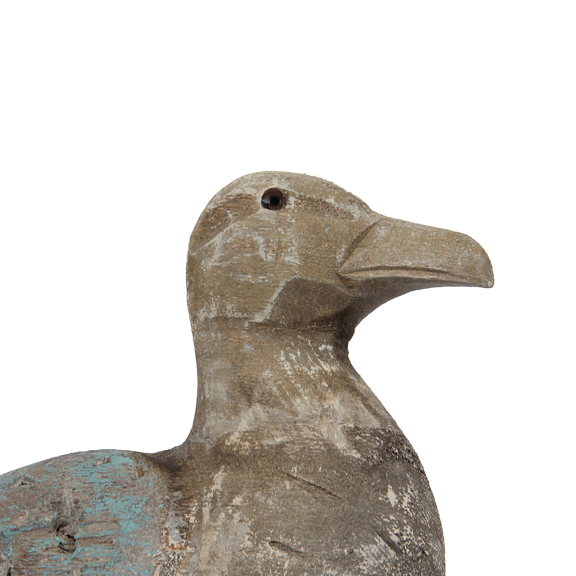 Vogel auf Ständer, natur, H 34 cm, B 25 cm, L 9 cm von fischer's lagerhaus