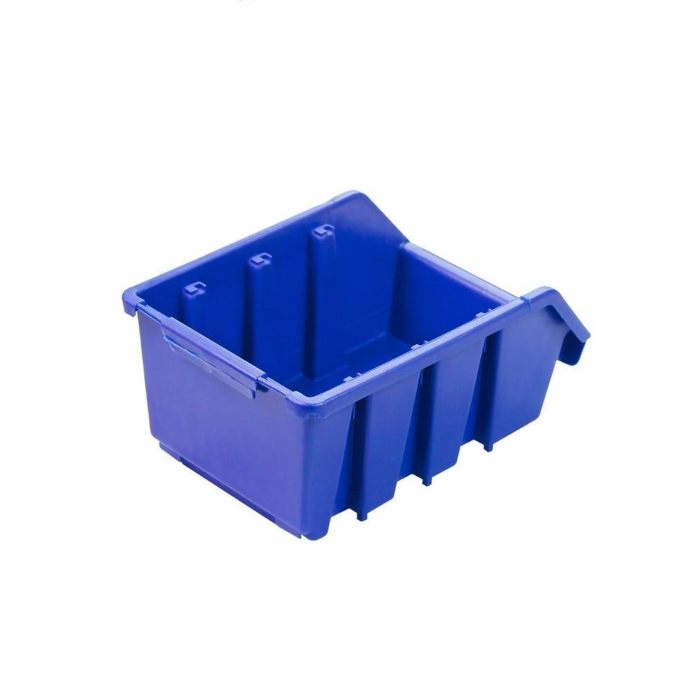 PROREGAL SuperSaver Set 5x Opbergdoos 2 HxBxD 7,5 x 11,6 x 16,1 cm Polypropyleen Blauw