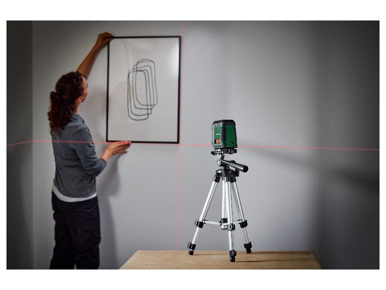 Kruislijnlaser met statief