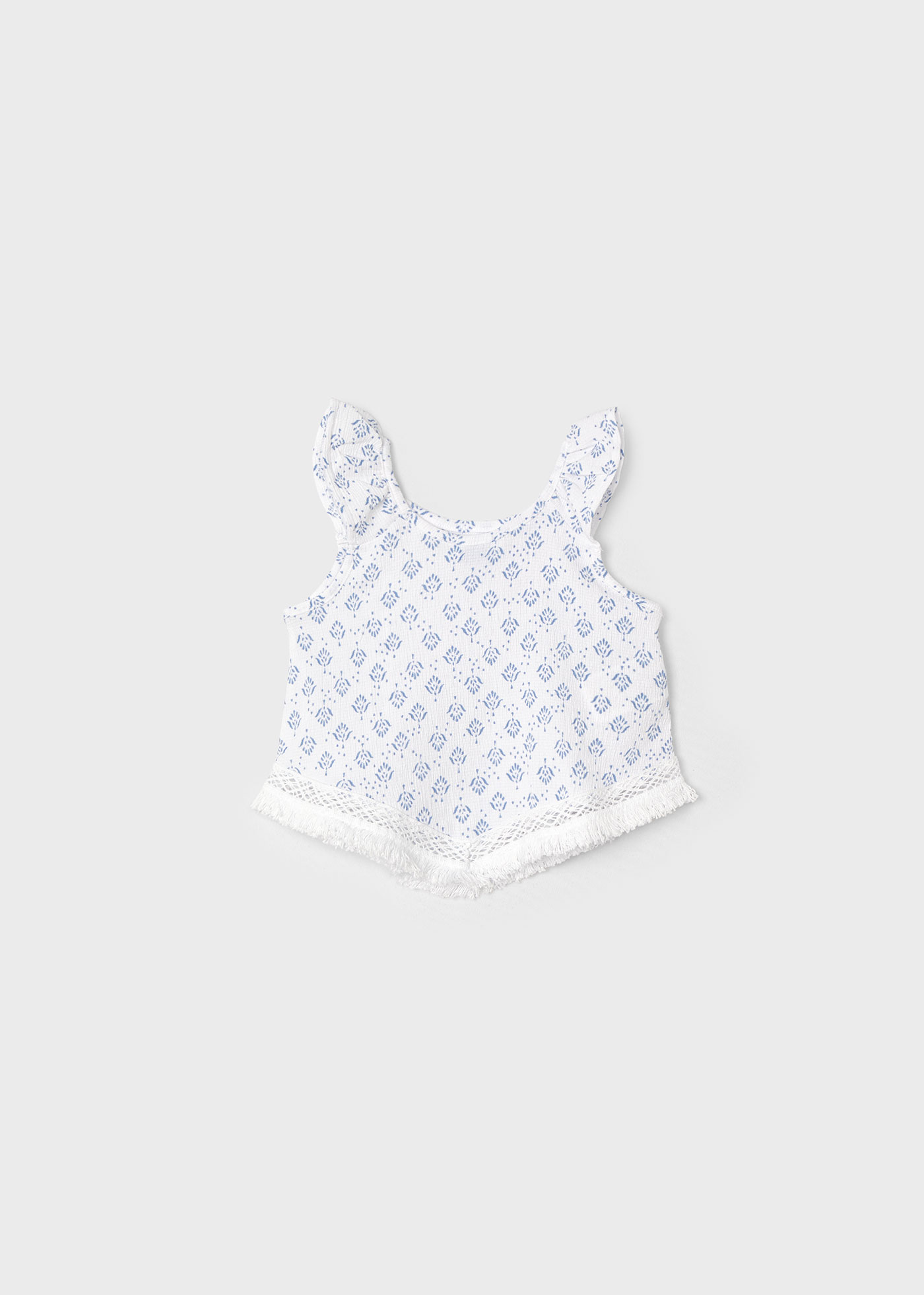 Camiseta feminina com estampa jacquard