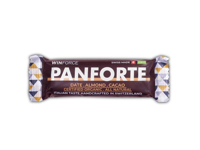 WINFORCE Riegel Panforte Bar Date-Almond-Cacao, 5 Stück Bio-Mandelriegel mit Früchten