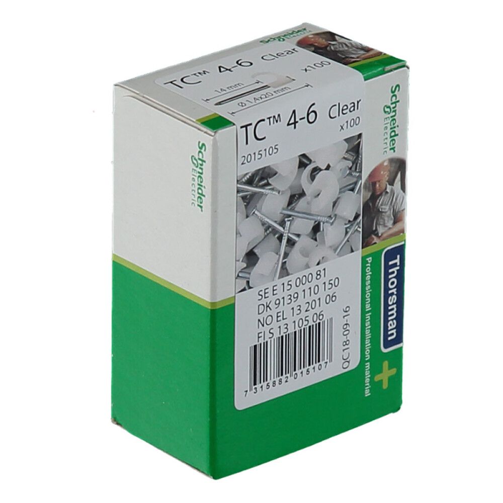 KLAMMER SCHNEIDER ELECTRIC RUND TC 4-6MM 100-PK