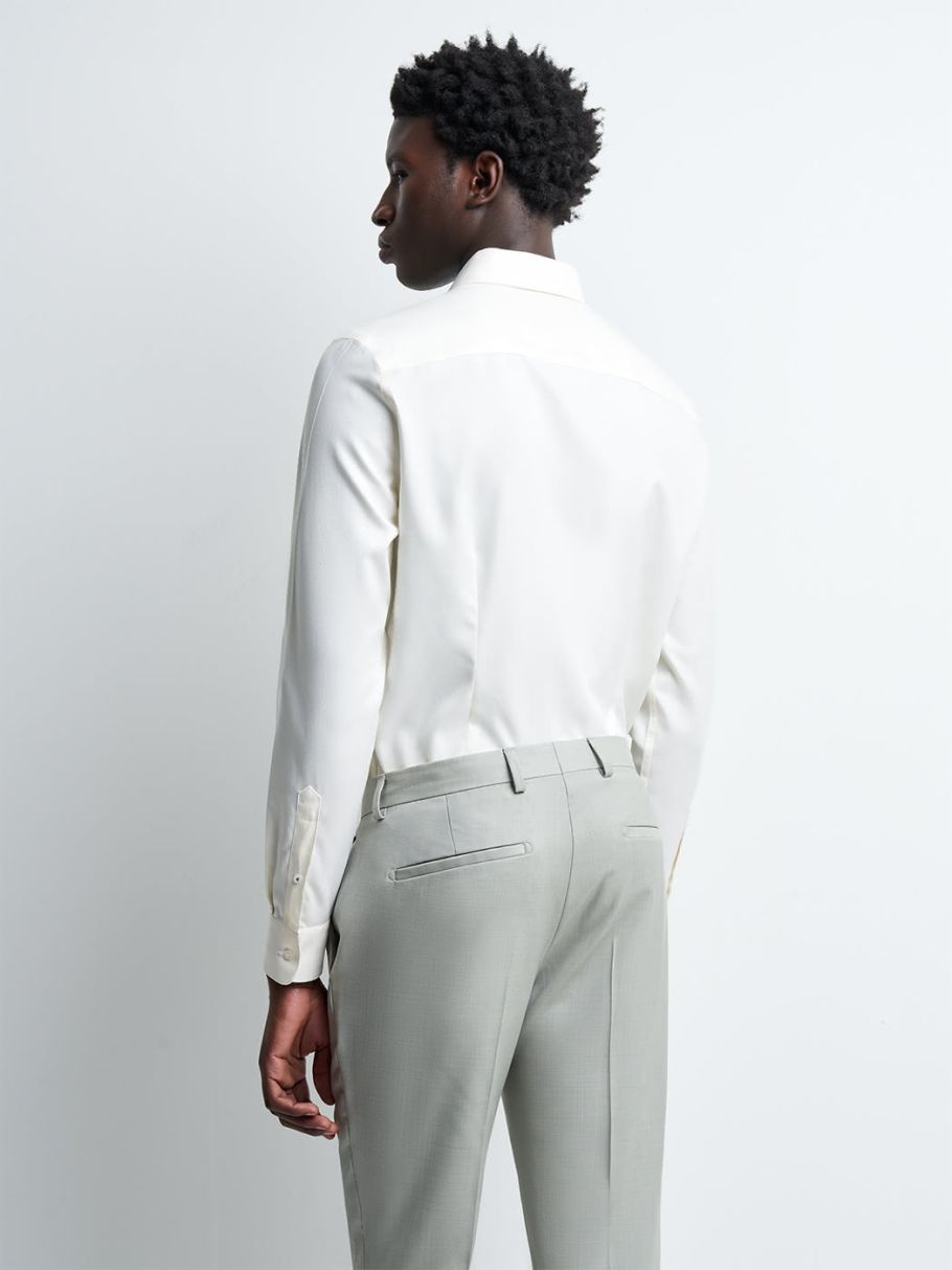 Chemise slim unie