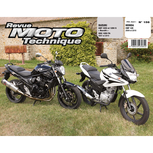 Etai - RMT 158 HONDA CBF 125 (2009 à 2010) et SUZUKI GSF/GSX 1250 (2007 à 2010)