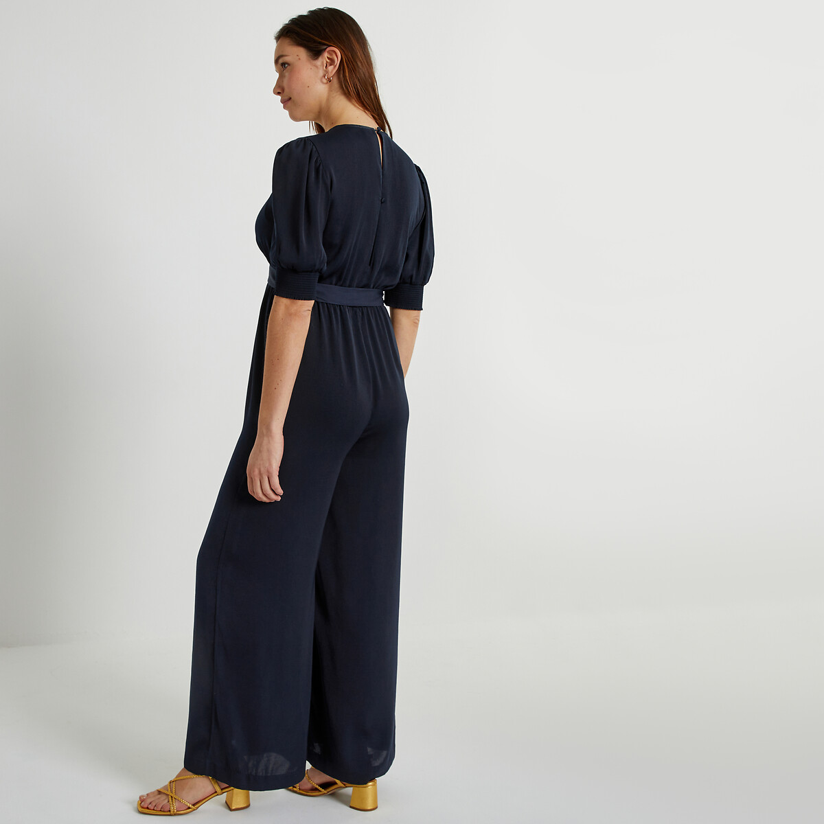 LA REDOUTE COLLECTIONS<br>Macacão de maternidade em cetim