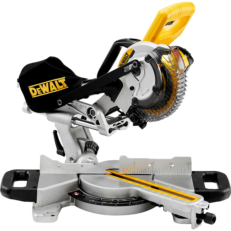 DeWALT DCS365N-XJ accu afkort- & verstekzaagmachine (body) 18V Li-ion 184mm