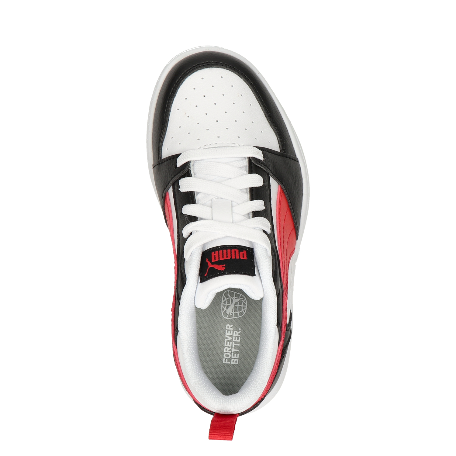 Rebound V6 Low jongens sneaker Puma Rood