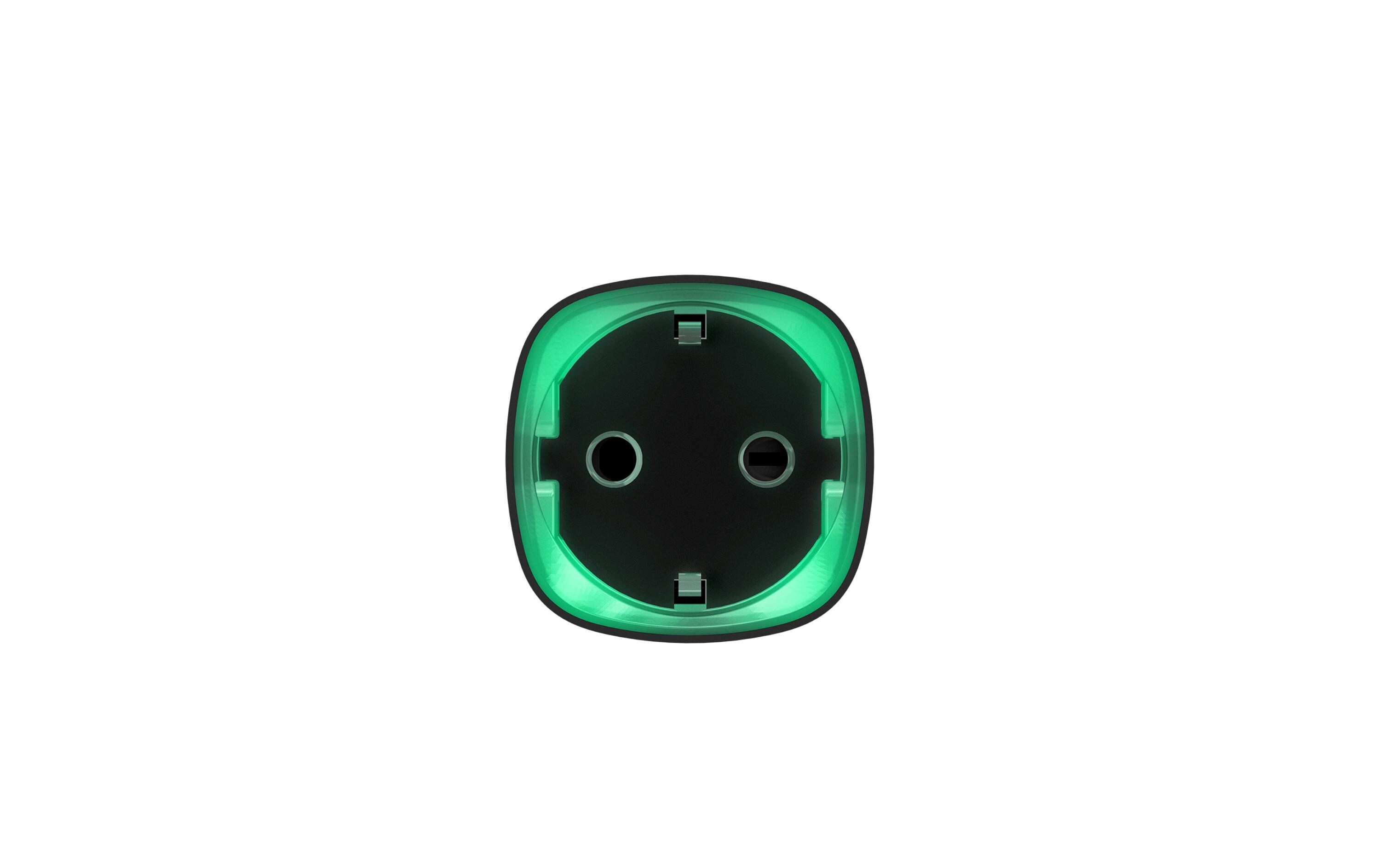Smartplug Socket (type F) Jeweller Schwarz<br>Intelligente Steckdose