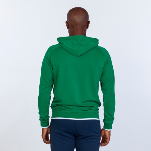Chaqueta Con Capucha Joma Supernova Verde Blanco