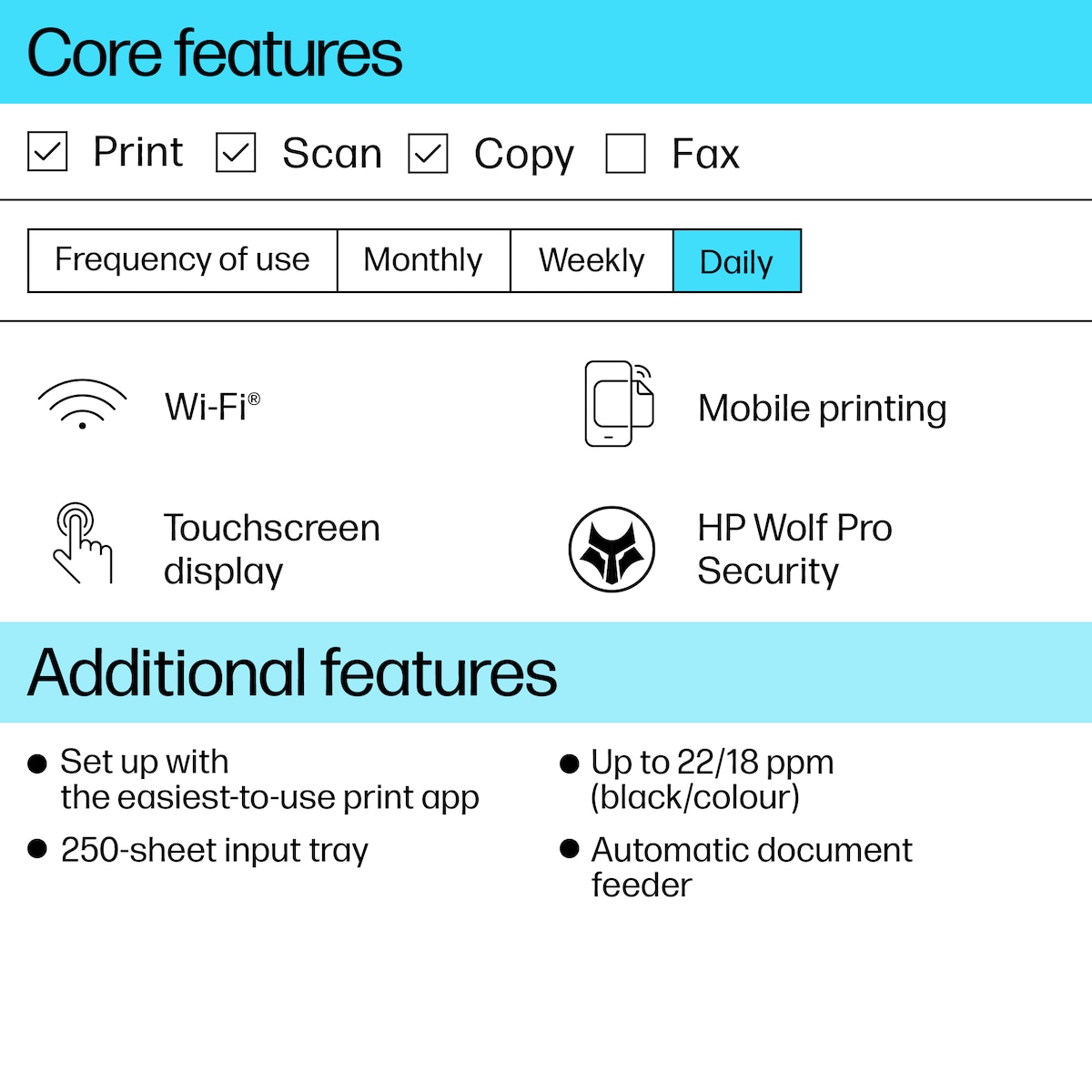 HP OfficeJet Pro 9720e AIO Inkjet skriver