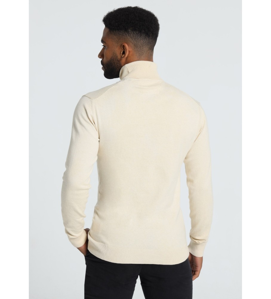 Camisa de gola alta Bendorff 132174 Branca