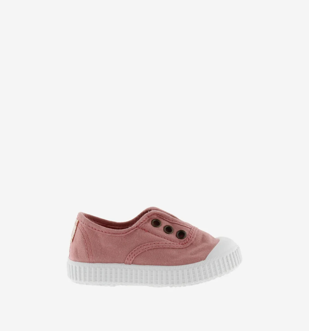 1915 INGLESA TENNIS TOILE DREC® ÉLASTIQUE Baskets en toile avec élastique pour enfant NUDE