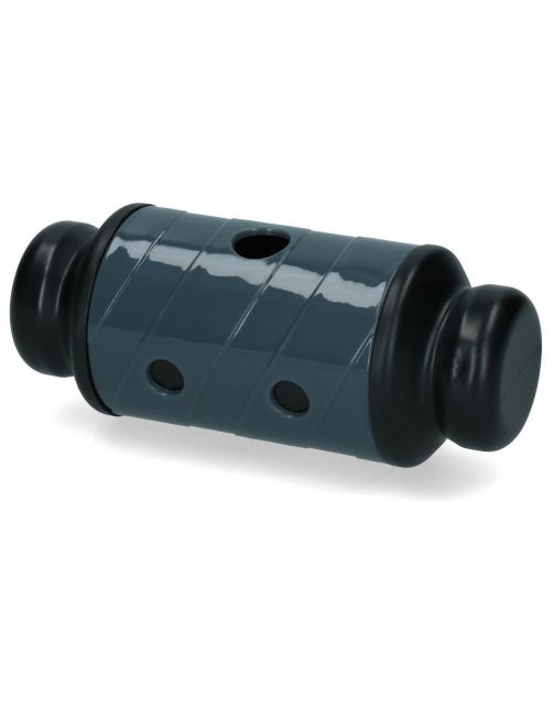Eat Slow Feed And Treat Roller Anti-Schrok Grijs&Zwart - Hondenvoerbak