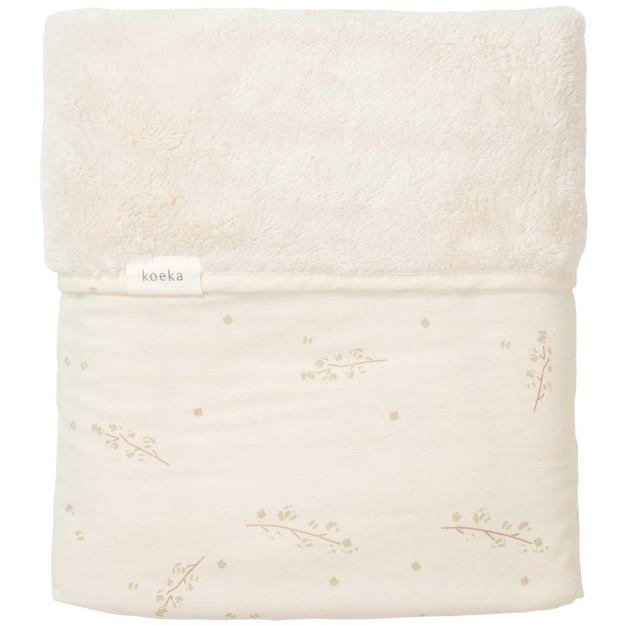 koeka Babydecke Plüsch reversible Coast Weiß
