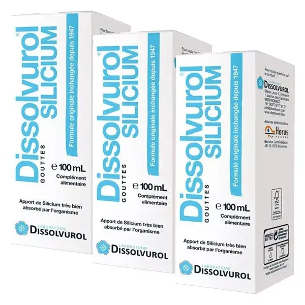 Dissolvurol Silicone - Lote com 3 frascos de 100ml