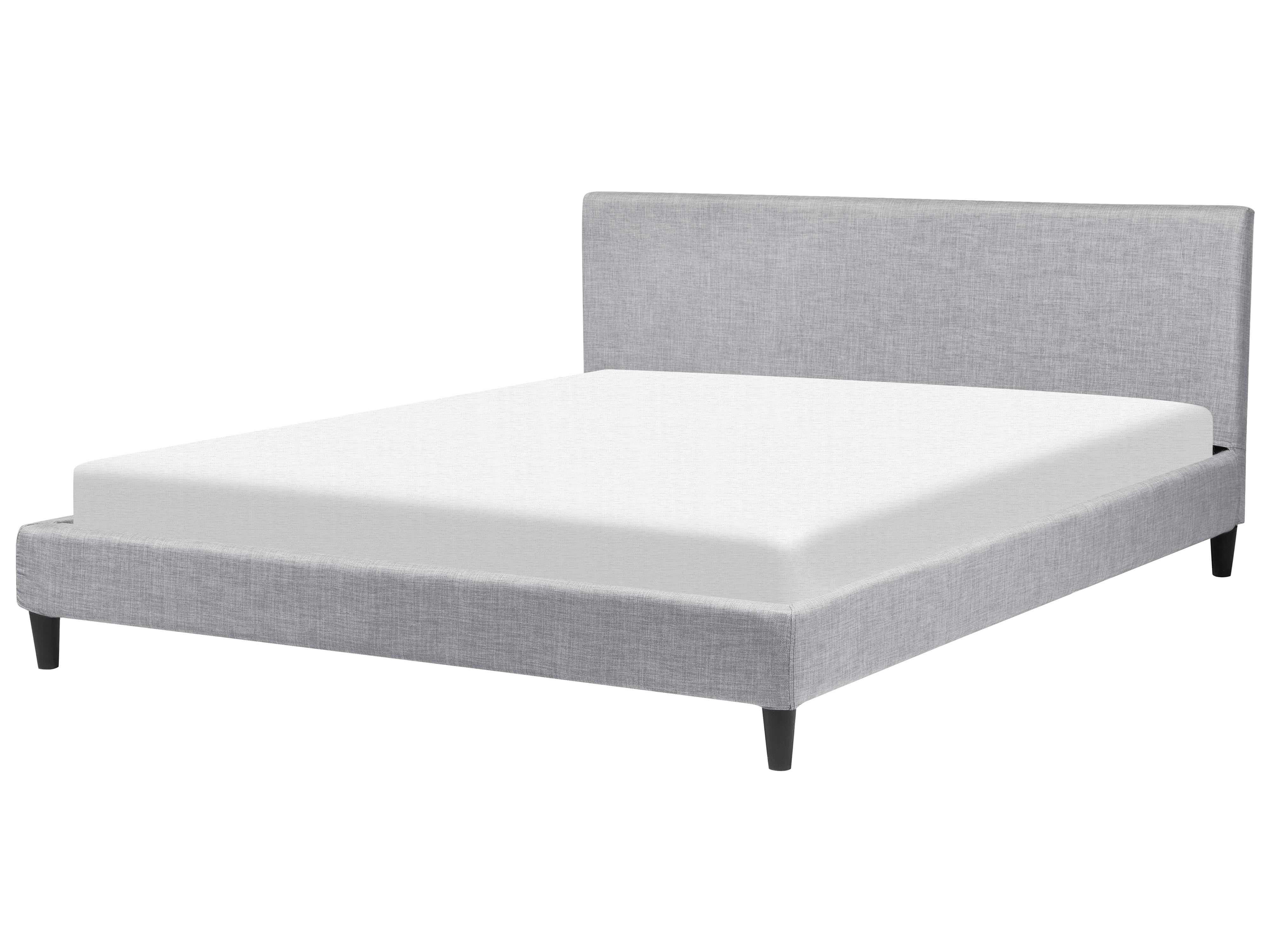 Bed Stof FITOU 180 x 200 cm Lichtgrijs