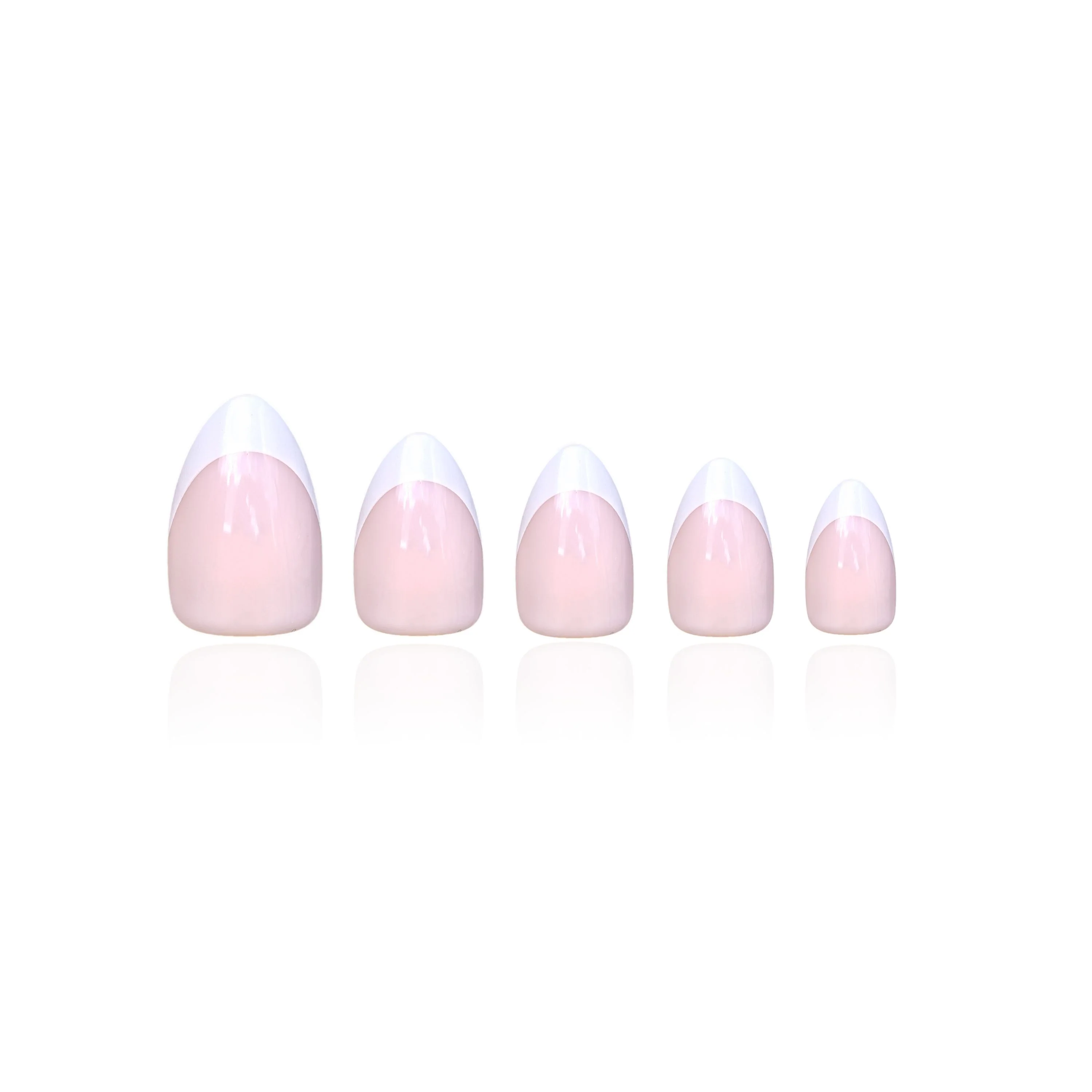 DUFFBEAUTY  Classic French press on - hvid og neutral
