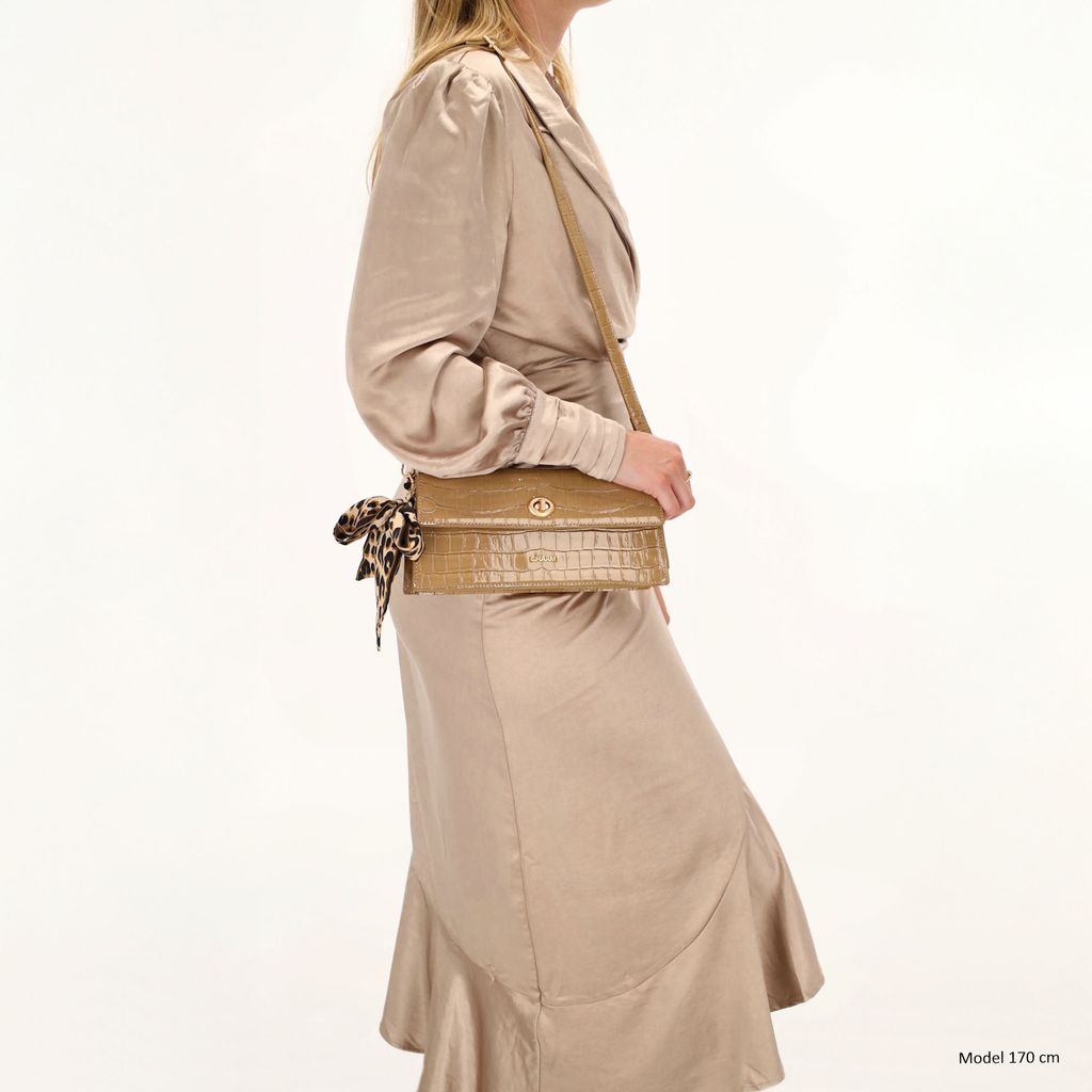 Charm London Knightsbridge Schoudertas Overslag Taupe