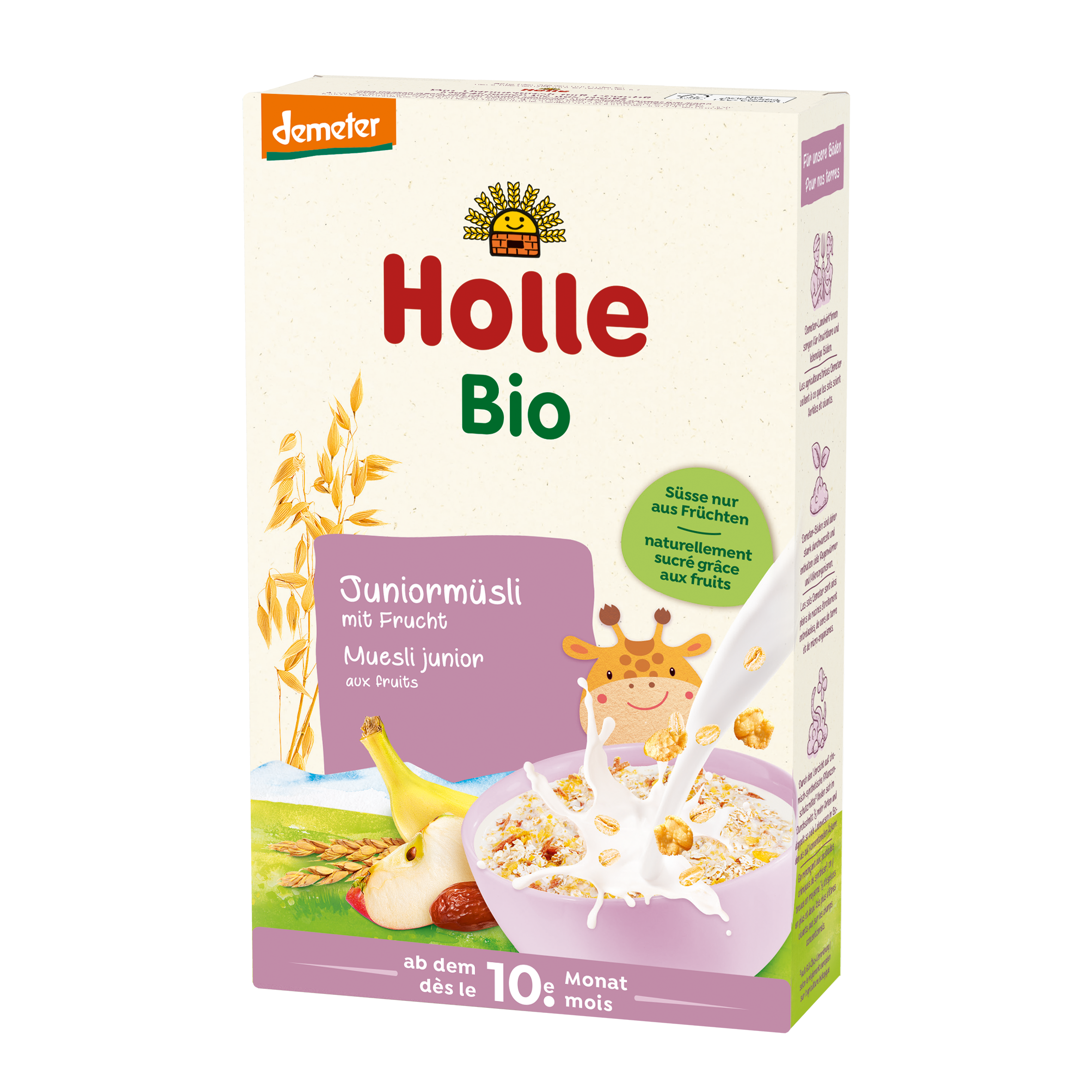 HOLLE Bio-Juniormüsli Mehrkorn mit Frucht 250 g