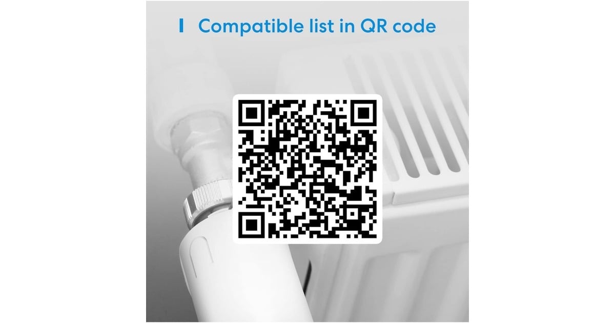 MEROSSMTS150H Smart Thermostat Valve Kit  (Wit, Smart Hub inbegrepen)