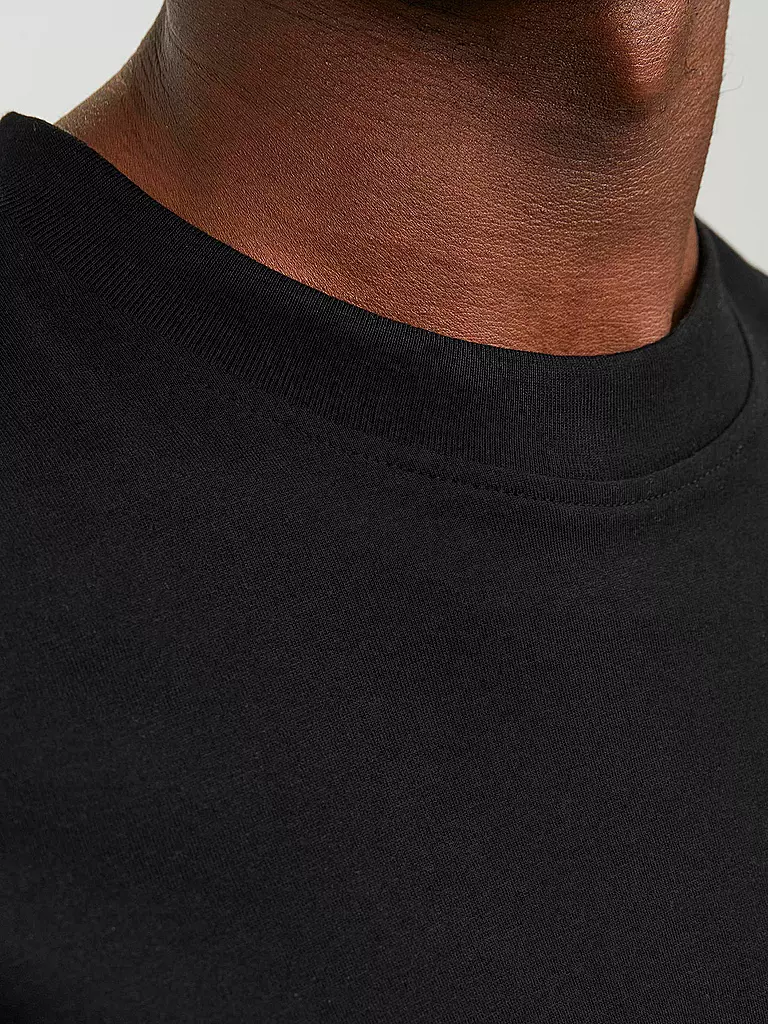JACK & JONES T-Shirt JJEBRADLEY schwarz
