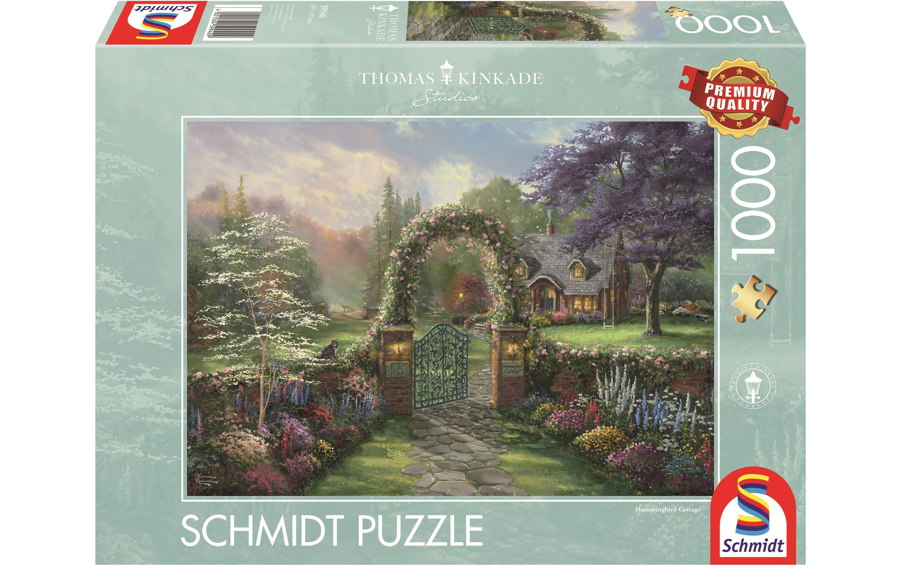 Puzzle Hummingbird Cottage1000 Teile – Erwachsenenpuzzle