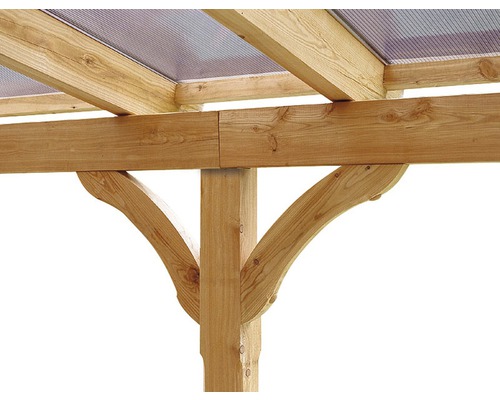 SKAN HOLZ Rimini terrasoverkapping 434x250 cm naturel