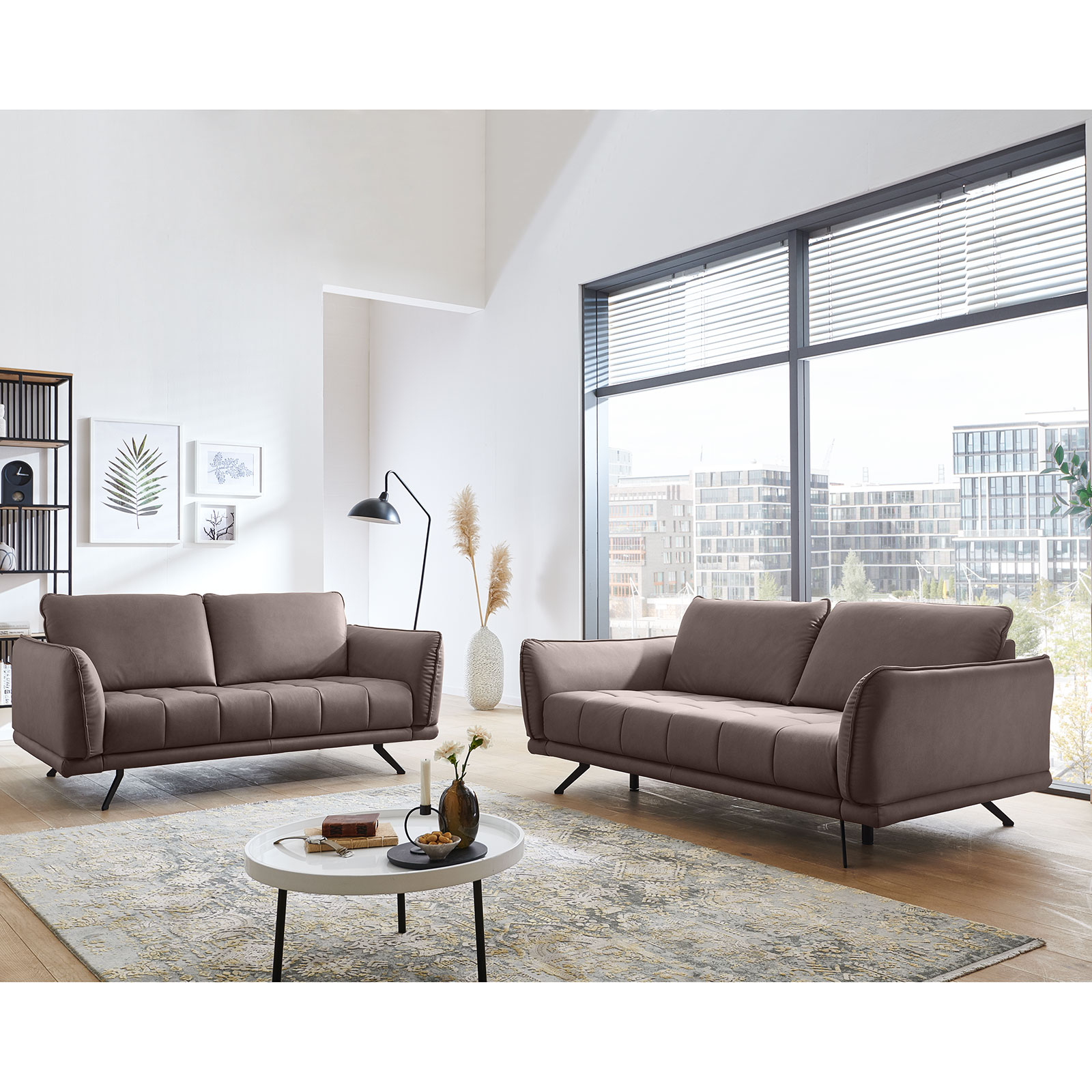 polsterpower 2,5-Sitzer-Sofa - nougat - Basismodell